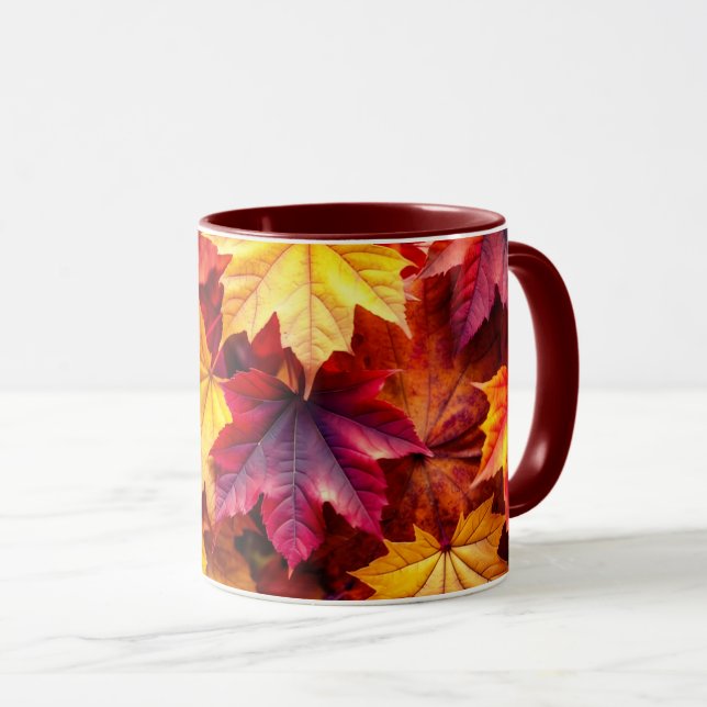 "Fall Leaves" Mug (Front Right)