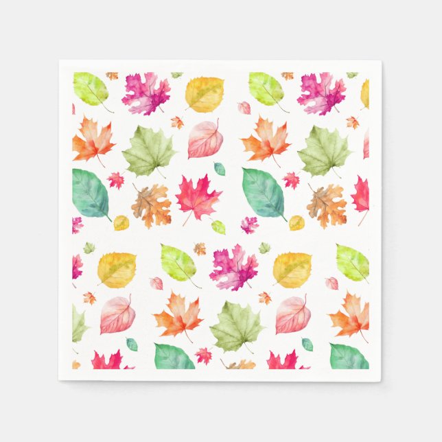 Fall Leaves  Napkin (Front)