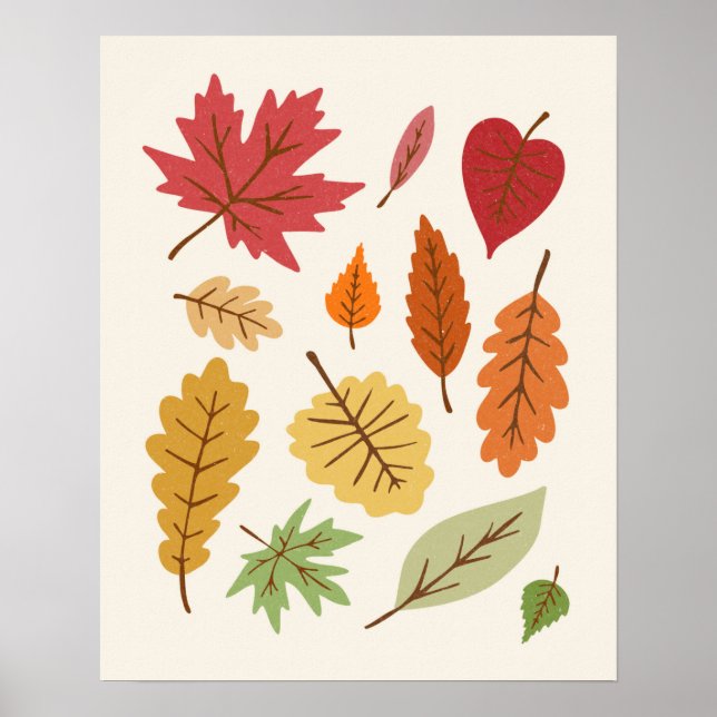 Fall Leaves Poster (Front)