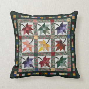 Fall Leaves Quilt Cushion