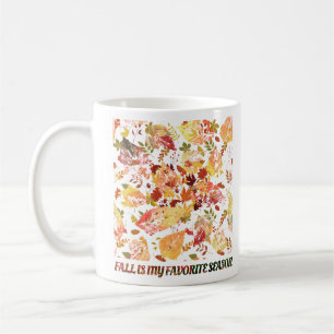 Fall Leaves: Seasonal Graphic Tee Coffee Mug