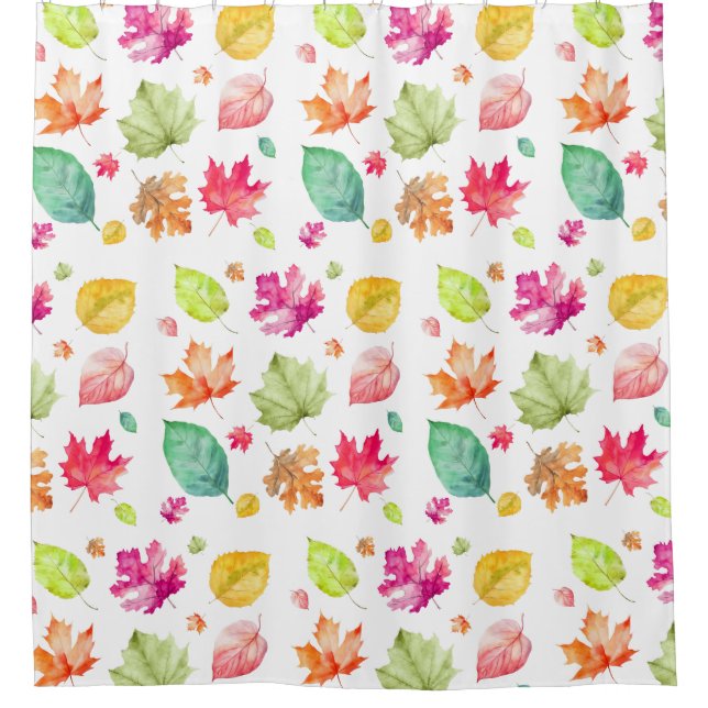Fall Leaves  Shower Curtain (Front)