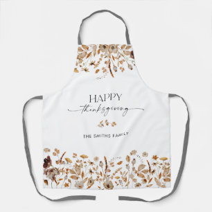 Fall Leaves Thanksgiving All-Over Print Apron