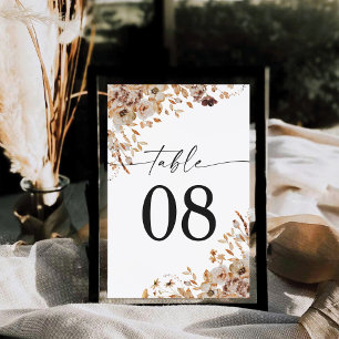 Fall Leaves Thanksgiving Dinner Table Card