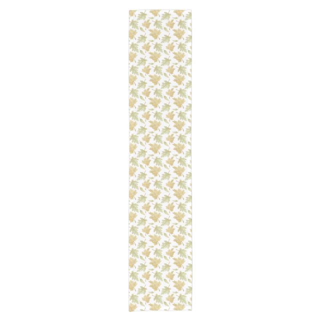 Fall Leaves Thanksgiving Table Runner (Front)