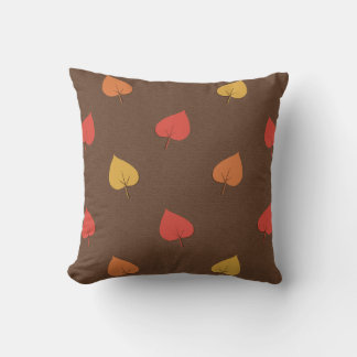 Fall Leaves Throw Pillow