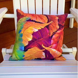 Fall Leaves Throw Pillow