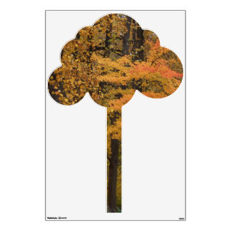 Fall Leaves Tree Wall Decal 45"x30" Choose Size