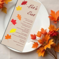 Fall Leaves Wedding