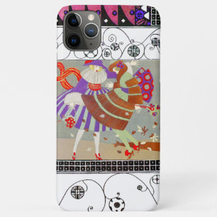 FALL LEAVES,WIND ,SWIRLS FASHION COSTUME DESIGNER iPhone 11 PRO MAX CASE
