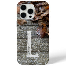 Fall Leaves with snow iPhone / iPad case