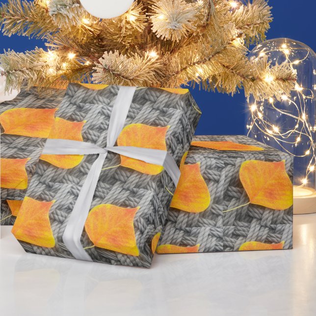 Fall Leaves Wrapping Paper (Holidays)