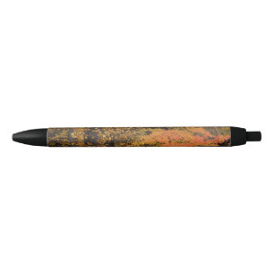 Fall Leaves Yellow Orange Blue Ink Pen