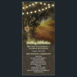 Fall Lights Oak Tree Wedding Ceremony Programs Programme<br><div class="desc">Fall String Lights Oak Tree Wedding Ceremony Programs - feature a fall/autumn background with a large grandfather oak tree that you can change the demo initials to those of your choice. This design also features string lights at the top that give off a glow. Wedding Celebration is also printed in...</div>