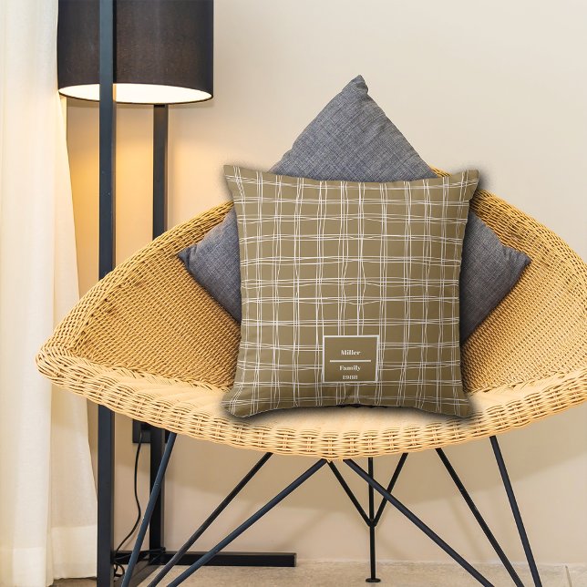 Fall Lines Weaves Custom Name Cushion (Creator Uploaded)