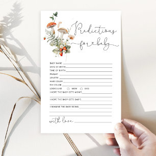 Fall little mushroom predictions for baby