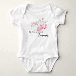 Fall Little Pumpkin Bodysuit Baby Girl