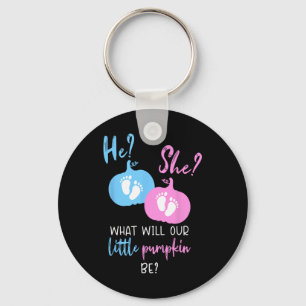 Fall Little Pumpkin Pregnancy  Key Ring