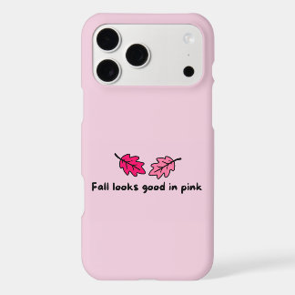 Fall Looks Good in Pink iPhone Case