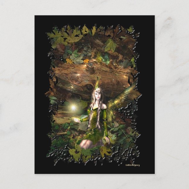 Fall Magic Fairy Postcard (Front)