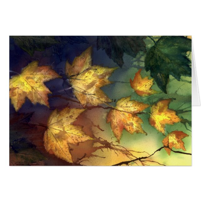 Fall Maple Leaves (Front Horizontal)