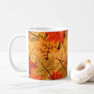 Fall Maple Leaves Coffee Mug