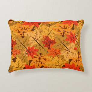 Fall Maple Leaves Decorative Cushion