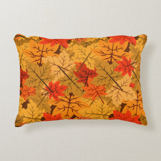 Fall Maple Leaves Decorative Cushion