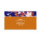 Fall maple leaves in autumn colours business card