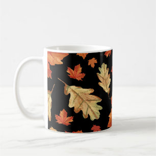 Fall Maple Leaves Thanksgiving Pattern Coffee Mug