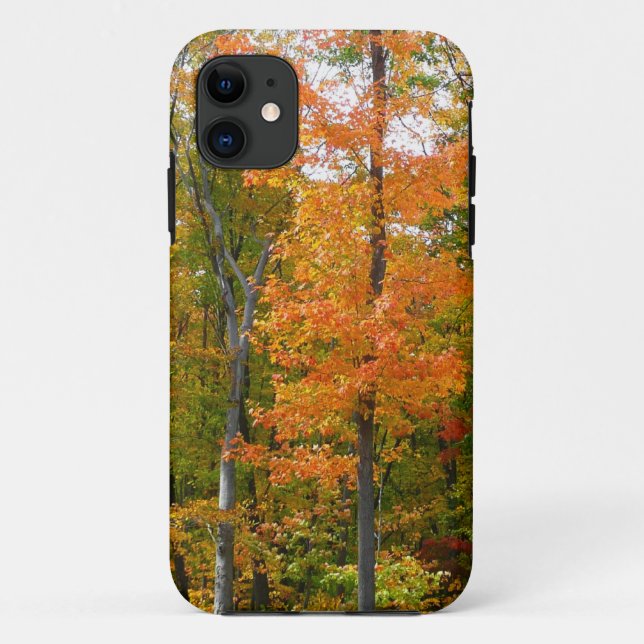 Fall Maple Trees Autumn Nature Photography Case-Mate iPhone Case (Back)