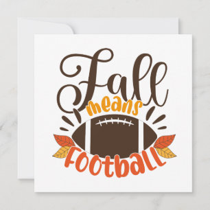 Fall Means Football Card