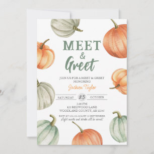 Fall Meet & Greet, Pumpkin Baby Announcement