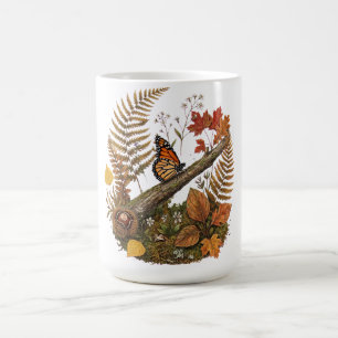 Fall Monarch Butterfly Mug Cottagecore Autumn Gift