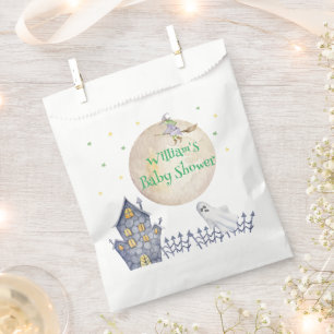 Fall Moon Witch Spooky House Baby Shower Favour Bags