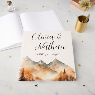 Fall Mountain Wedding  Guest Book