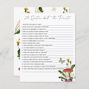 Fall mushrooms - 20 questions about the Parents