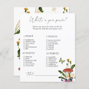 Fall mushrooms - What's in your purse game