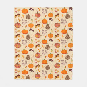 Fall Nature Fleece Blanket