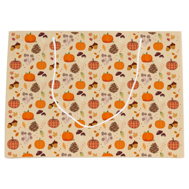  Fall Nature Large Gift Bag (Front)
