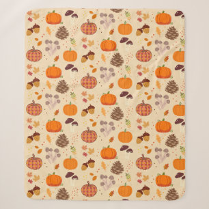 Fall Nature Sherpa Blanket