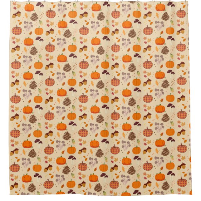  Fall Nature Shower Curtain (Front)