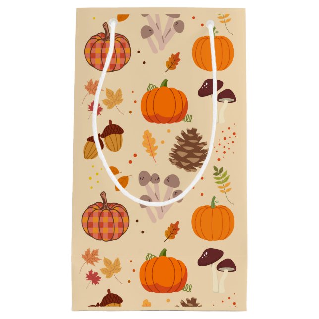 Fall Nature Small Gift Bag (Front)
