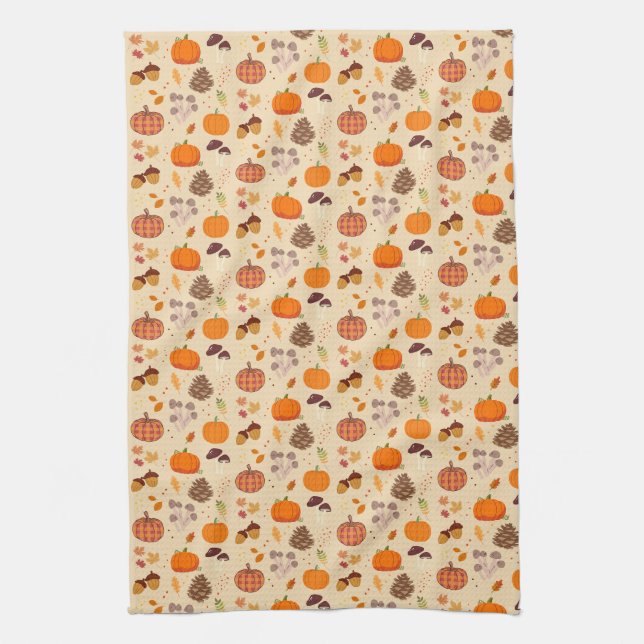  Fall Nature Tea Towel (Vertical)