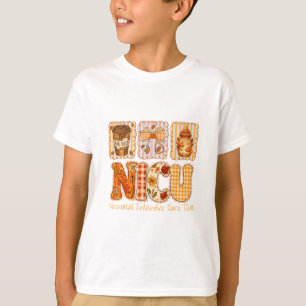 Fall Nicu Nurse Thanksgiving Pumpkin Autumn T-Shirt