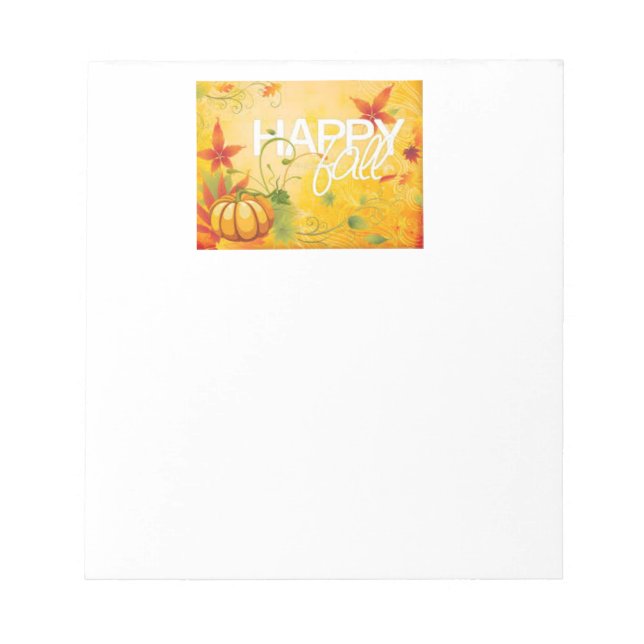 Fall note pad (Front)