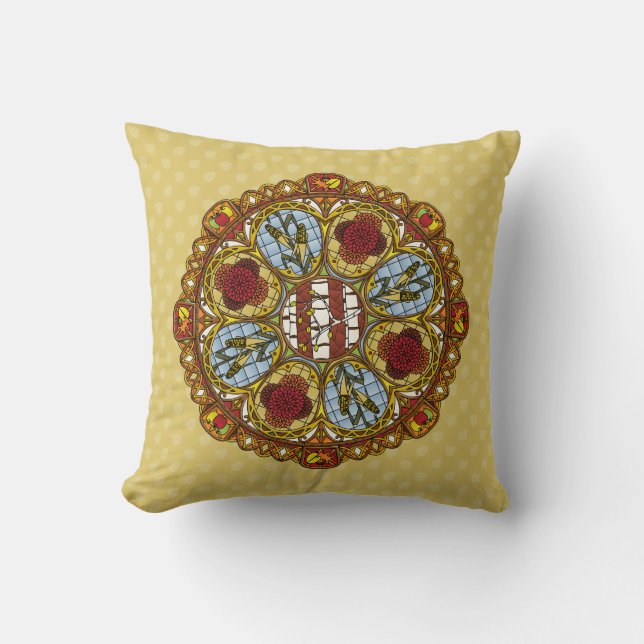 Fall Nouveau Pillow (Front)