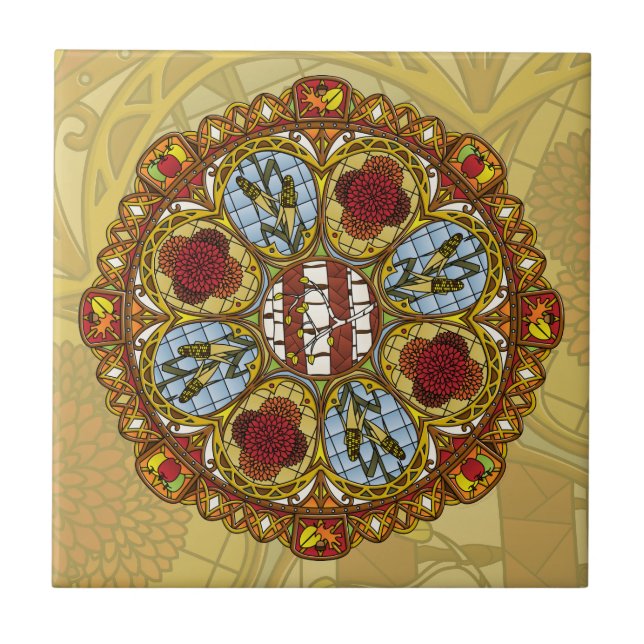 Fall Nouveau Tile (Front)