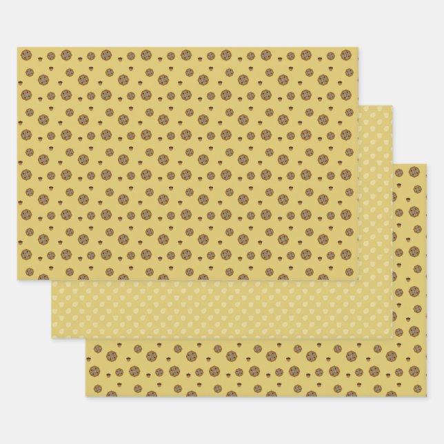 Fall Nouveau Wrapping Paper Set (Set)