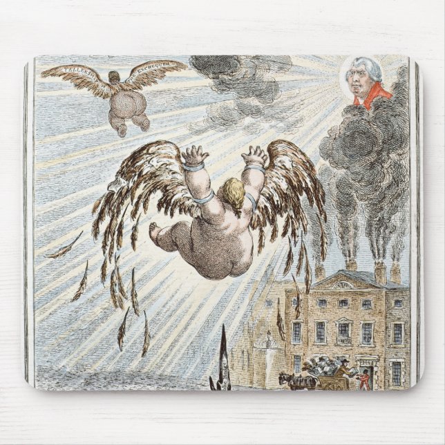 Fall of Icarus, 1807 Mouse Mat (Front)